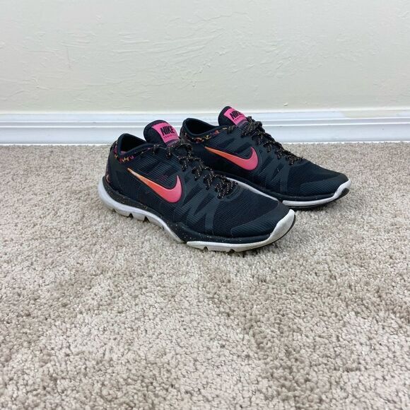 Nike Flex Supreme TR3 Cross Training Running Shoes - Black - Picture 1 of 6